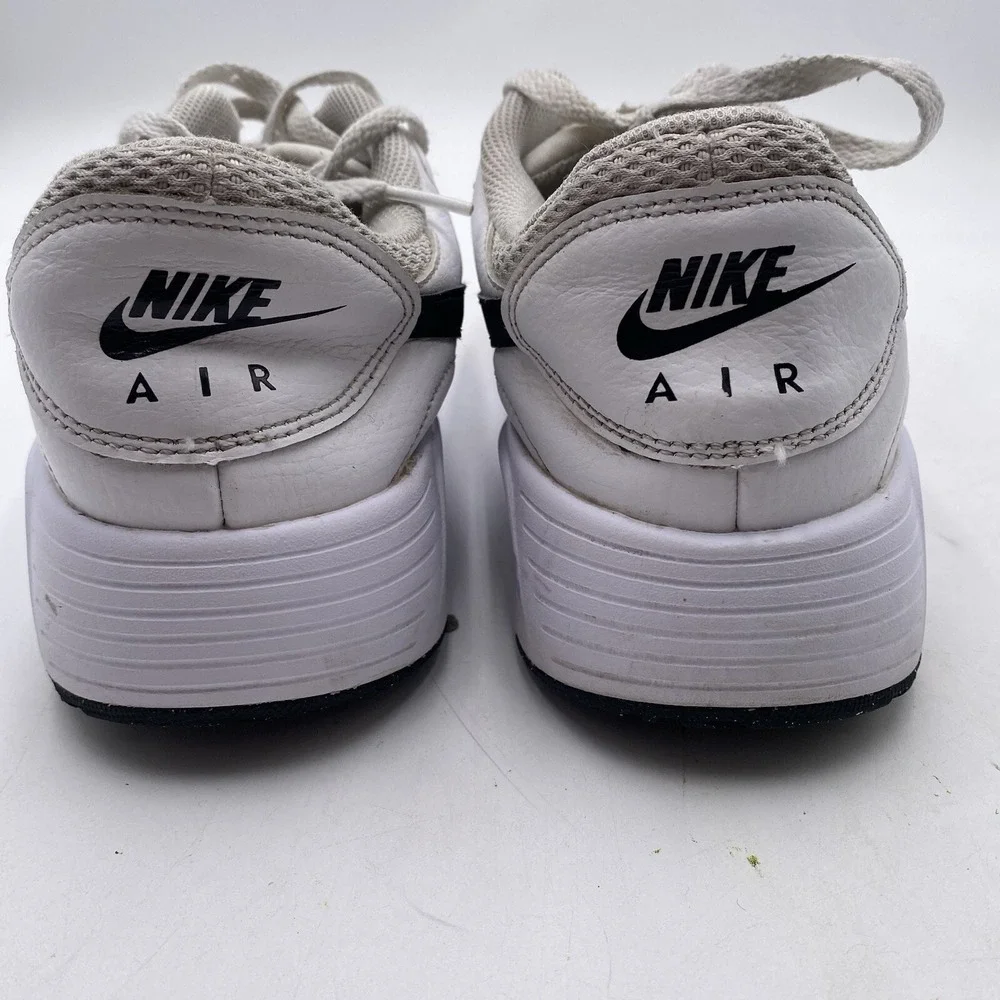 Nike Air Max SC White Black‎ Shoes Men's Size 12 CW4555 102 Cleaned See Pics